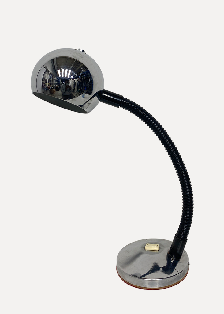 Silver And Black Desk Lamp