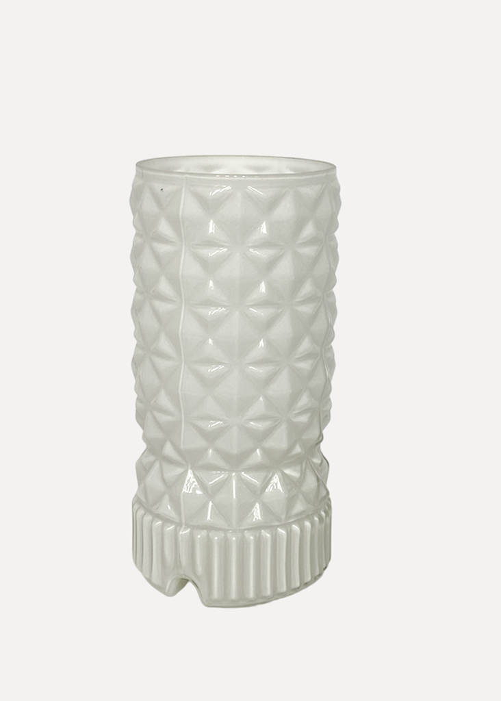 White Glass Table Lamp