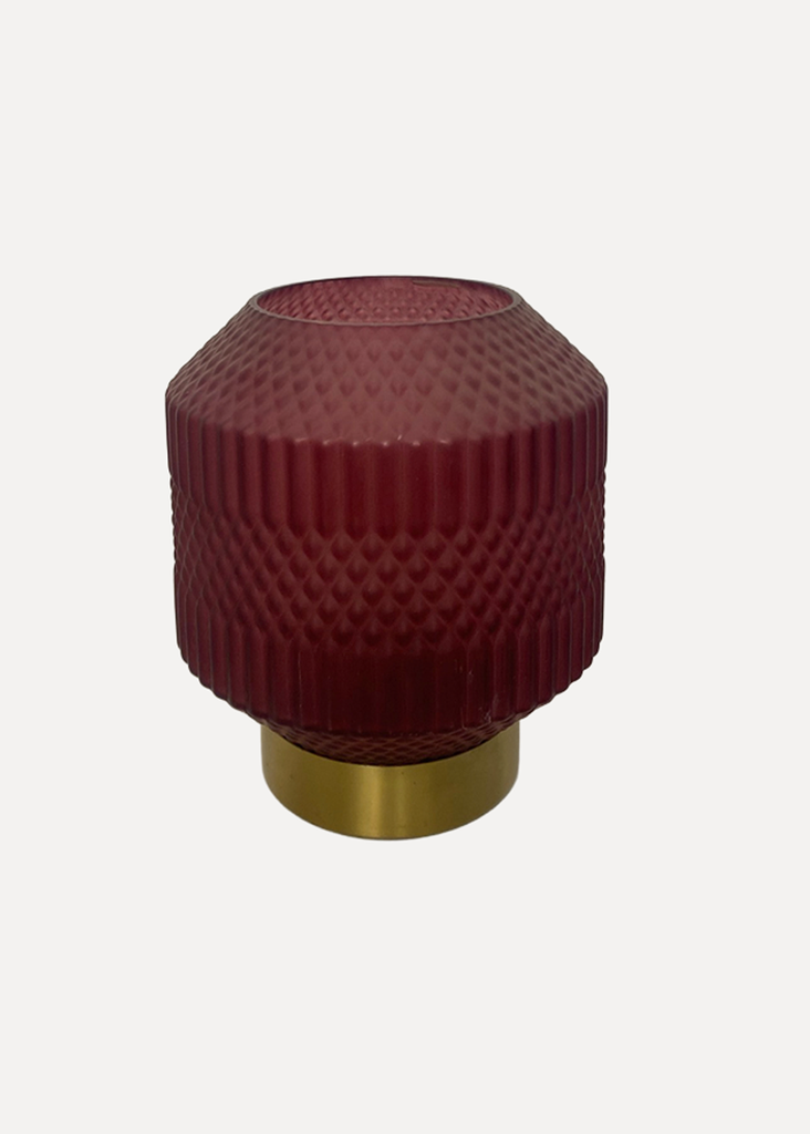 Burgundy Table Lamp