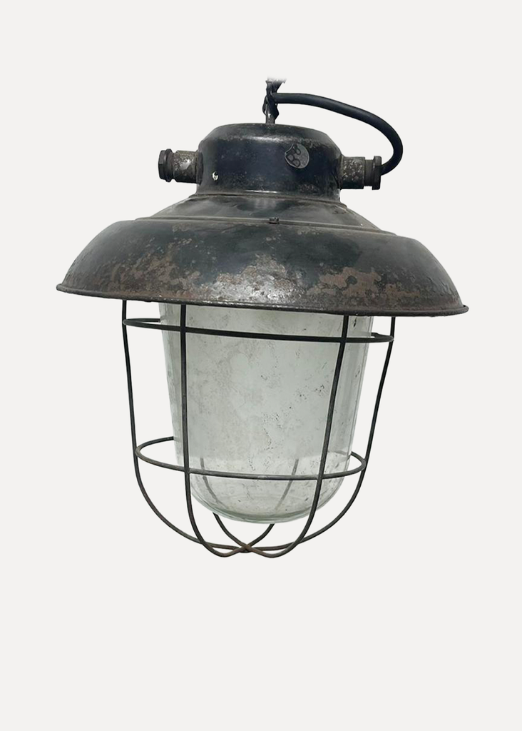 Black Industrial Hanging Lamp