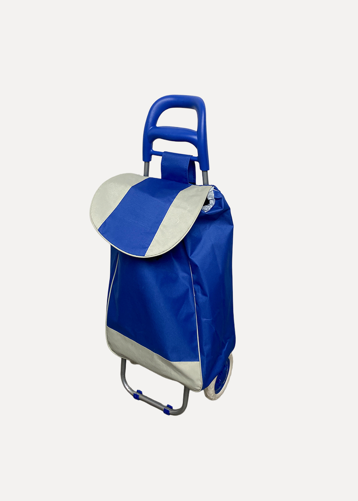 Blue shopping cart