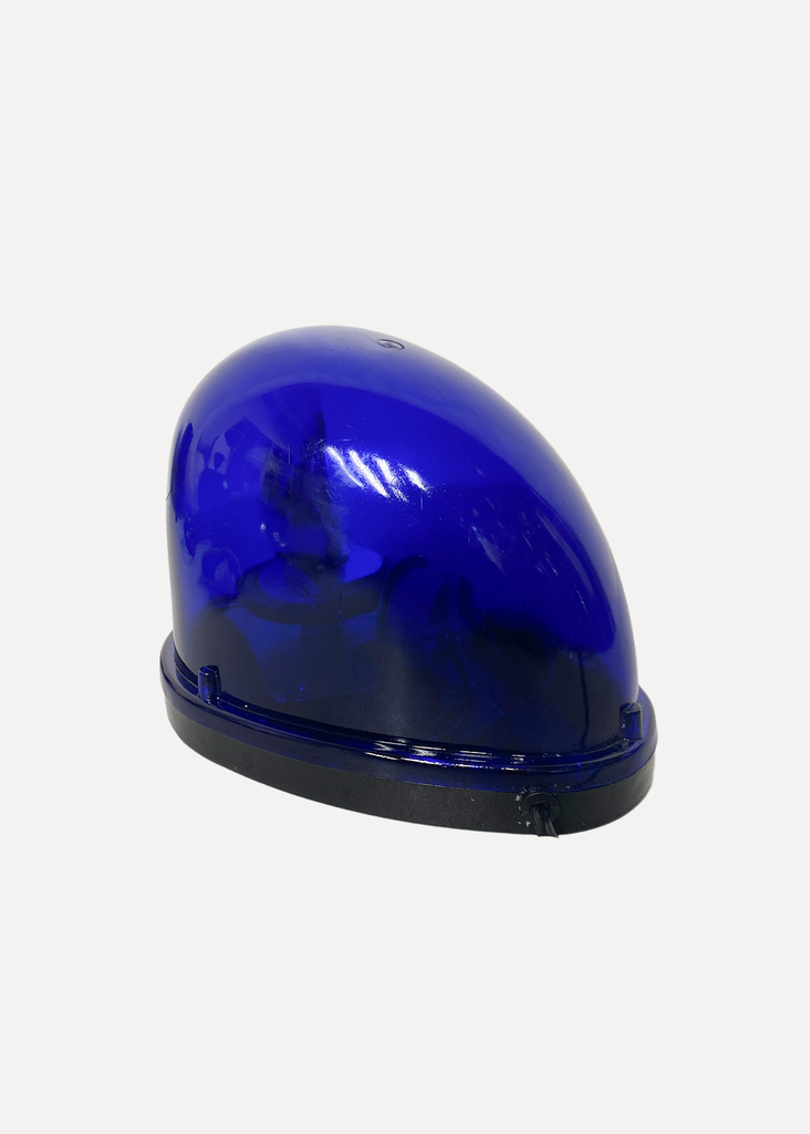 Blue flashing light