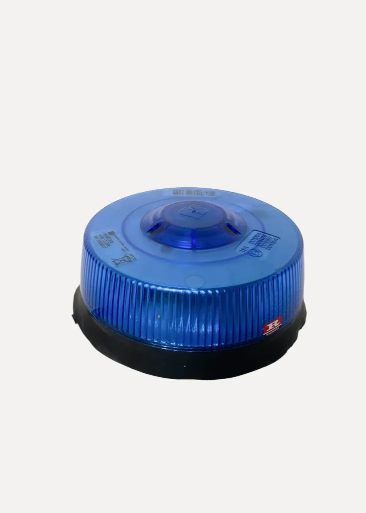 Blue flashing light