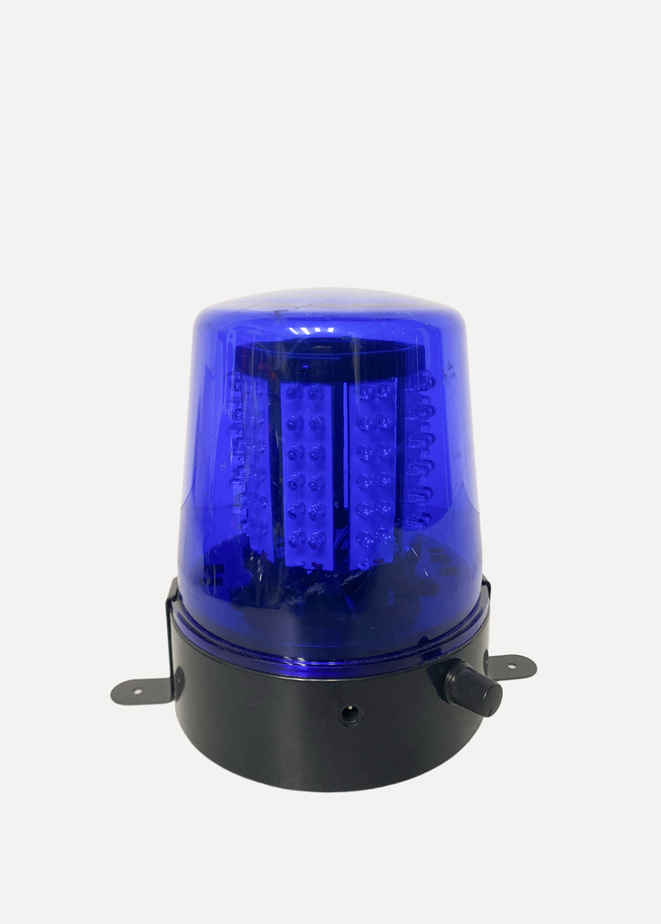 Blue flashing light