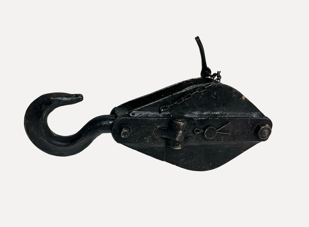 Black lifting pulley