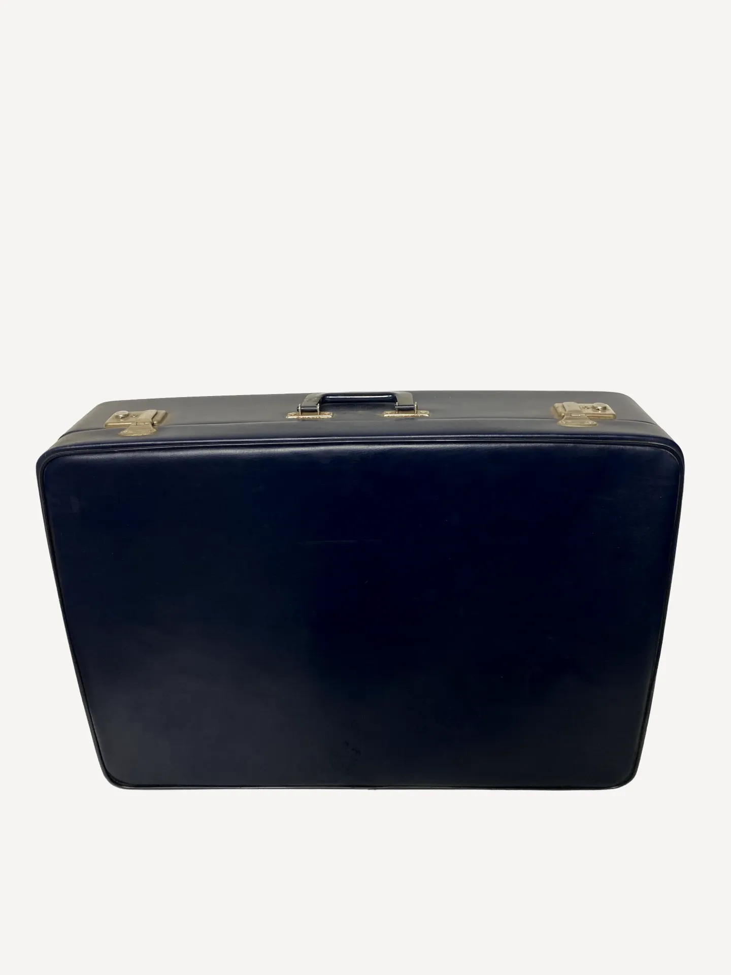 Blue Leather Suitcase