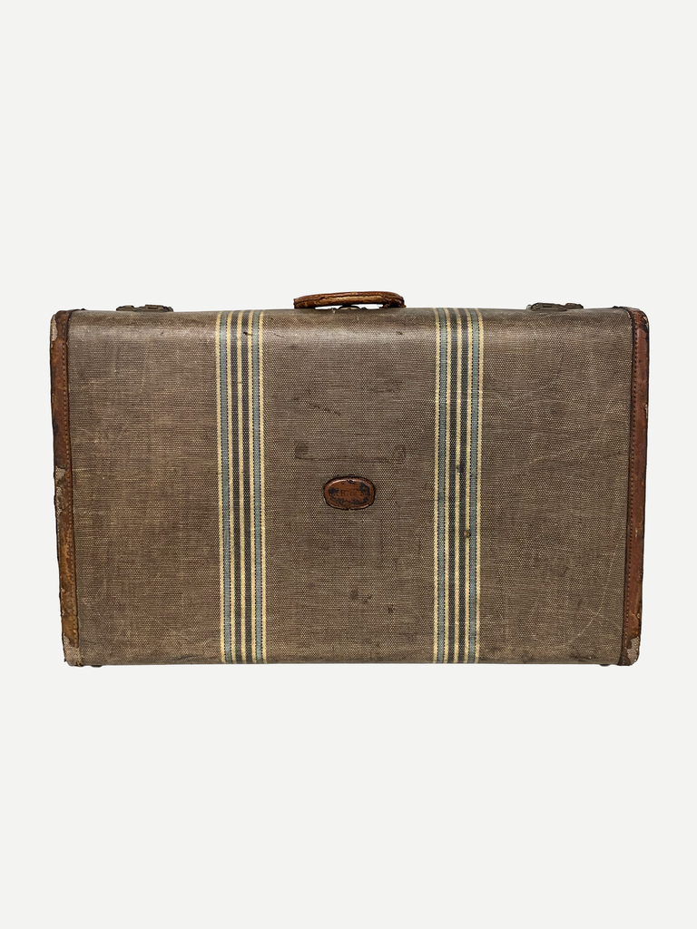 Brown Fabruc Suitcase