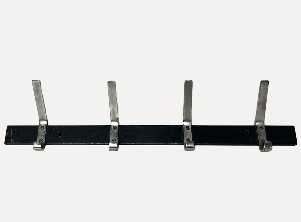 Black And Alluminium Coat Rack