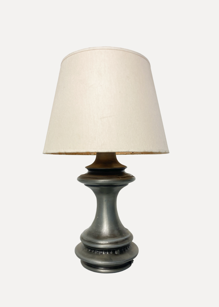 Silver tabe lamp