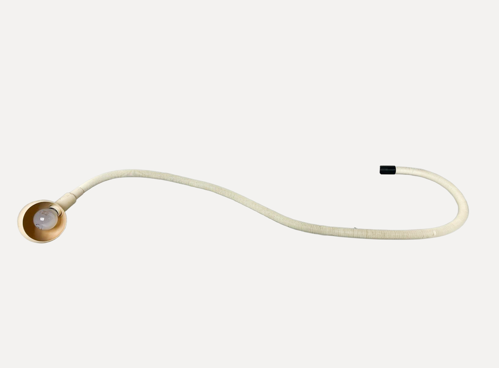 White desk lamp with flexible neck