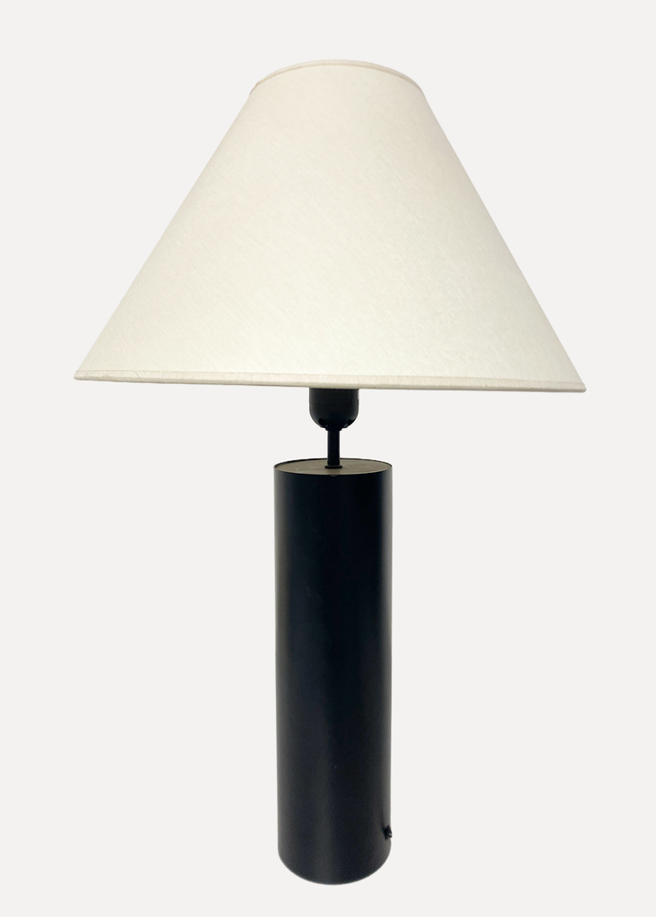 Black Cylinder Table Lamp