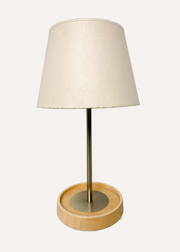 Steel table Lamp With Round Lamp Base