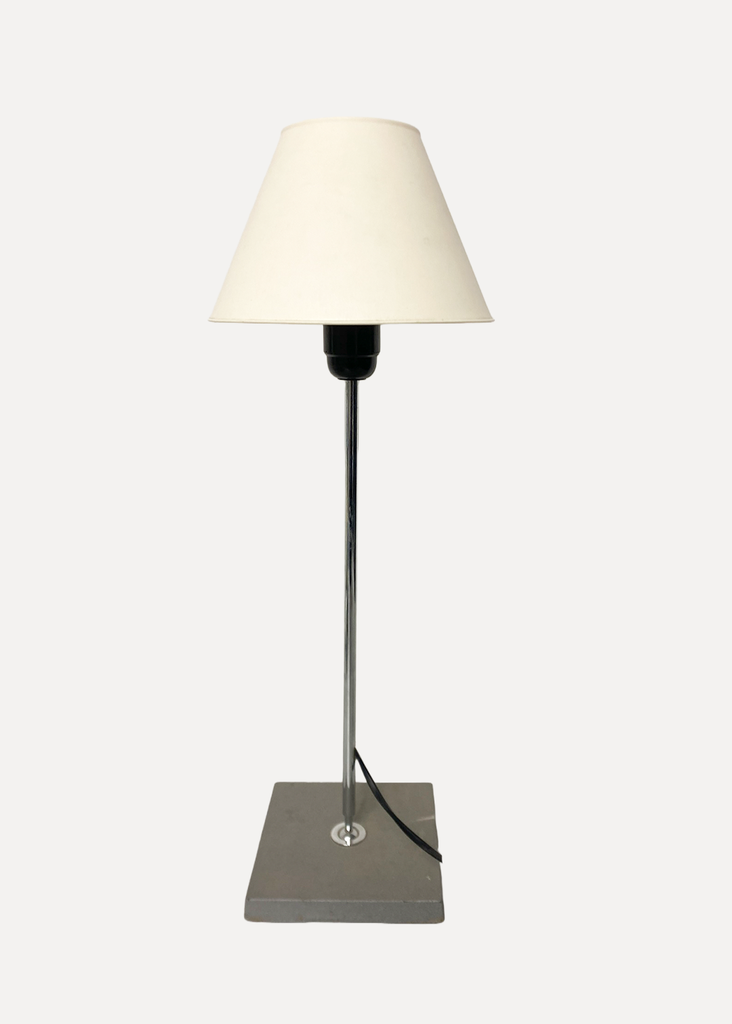 Steel Table lamp With Square Lamp Base
