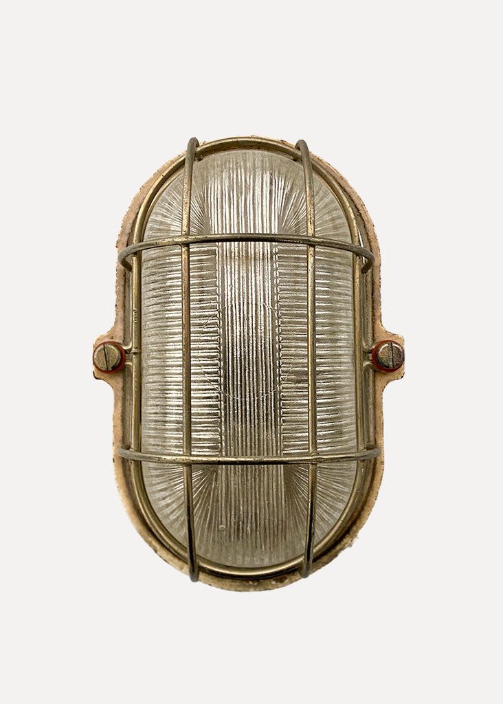 White & golden street lamp