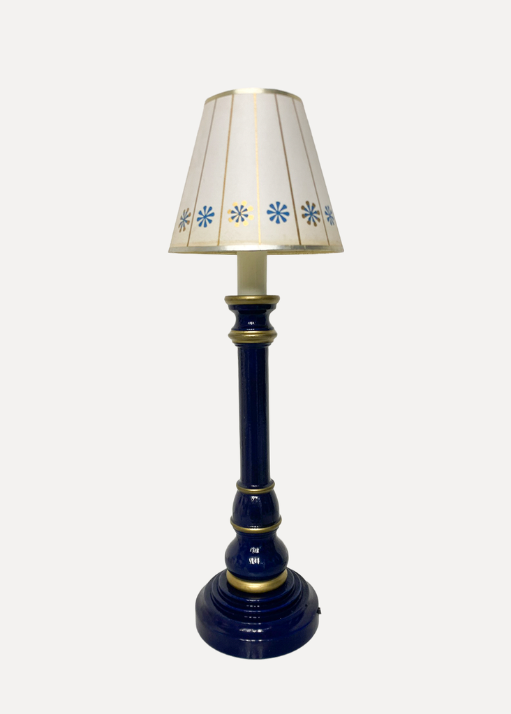 Blue table lamp