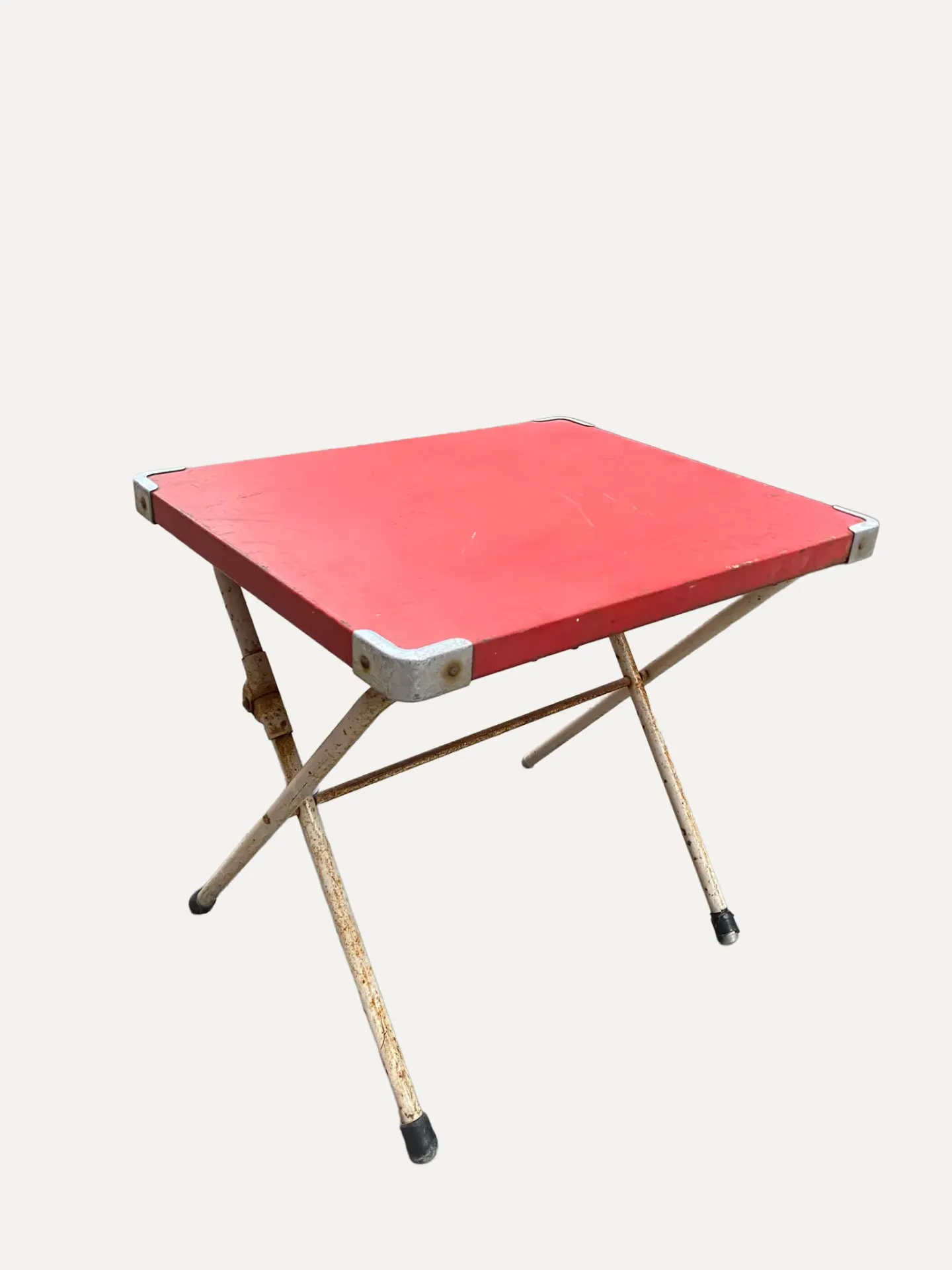 Red Folding Table