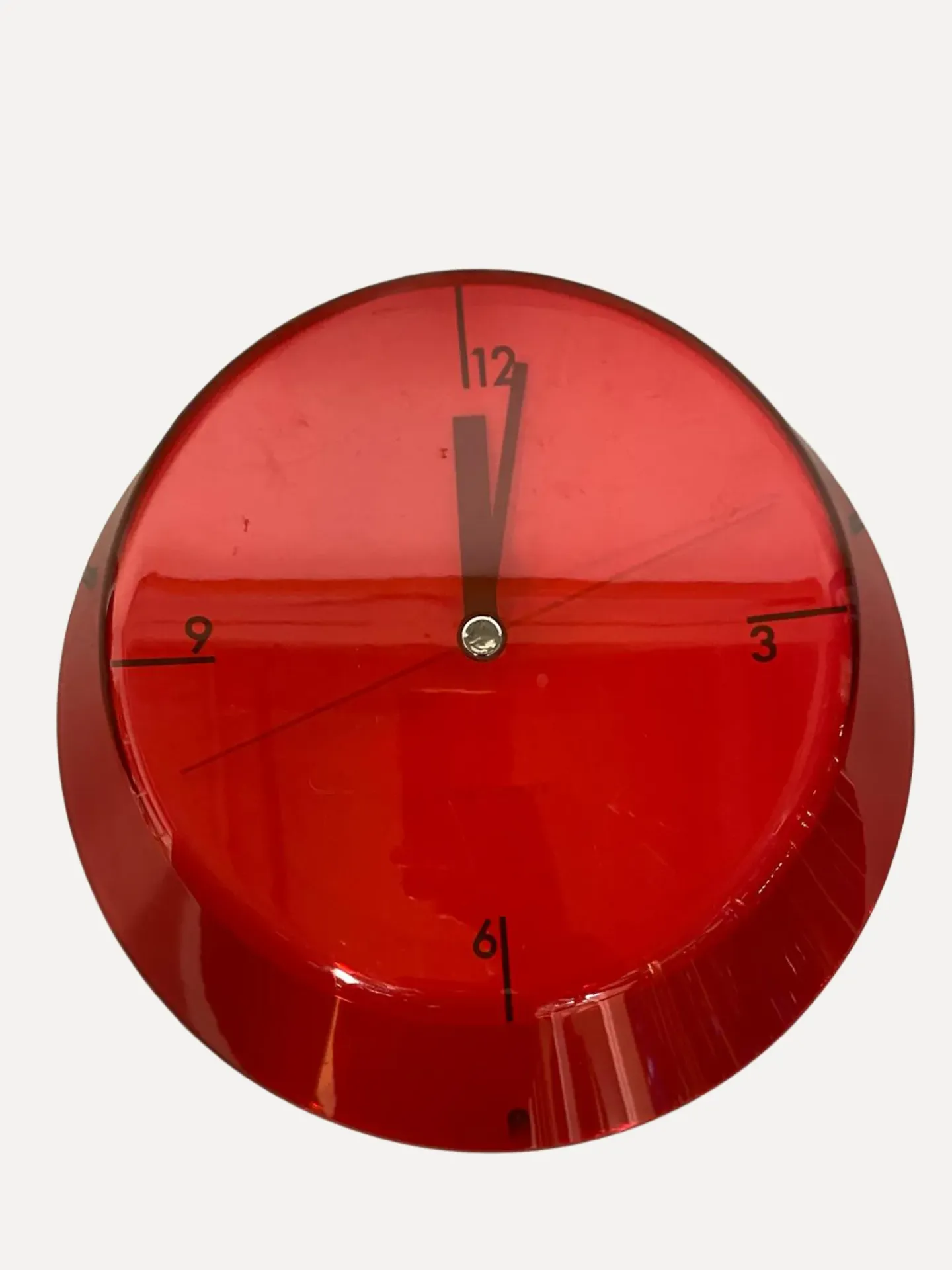 Red Kartell Air Du Temps Clock