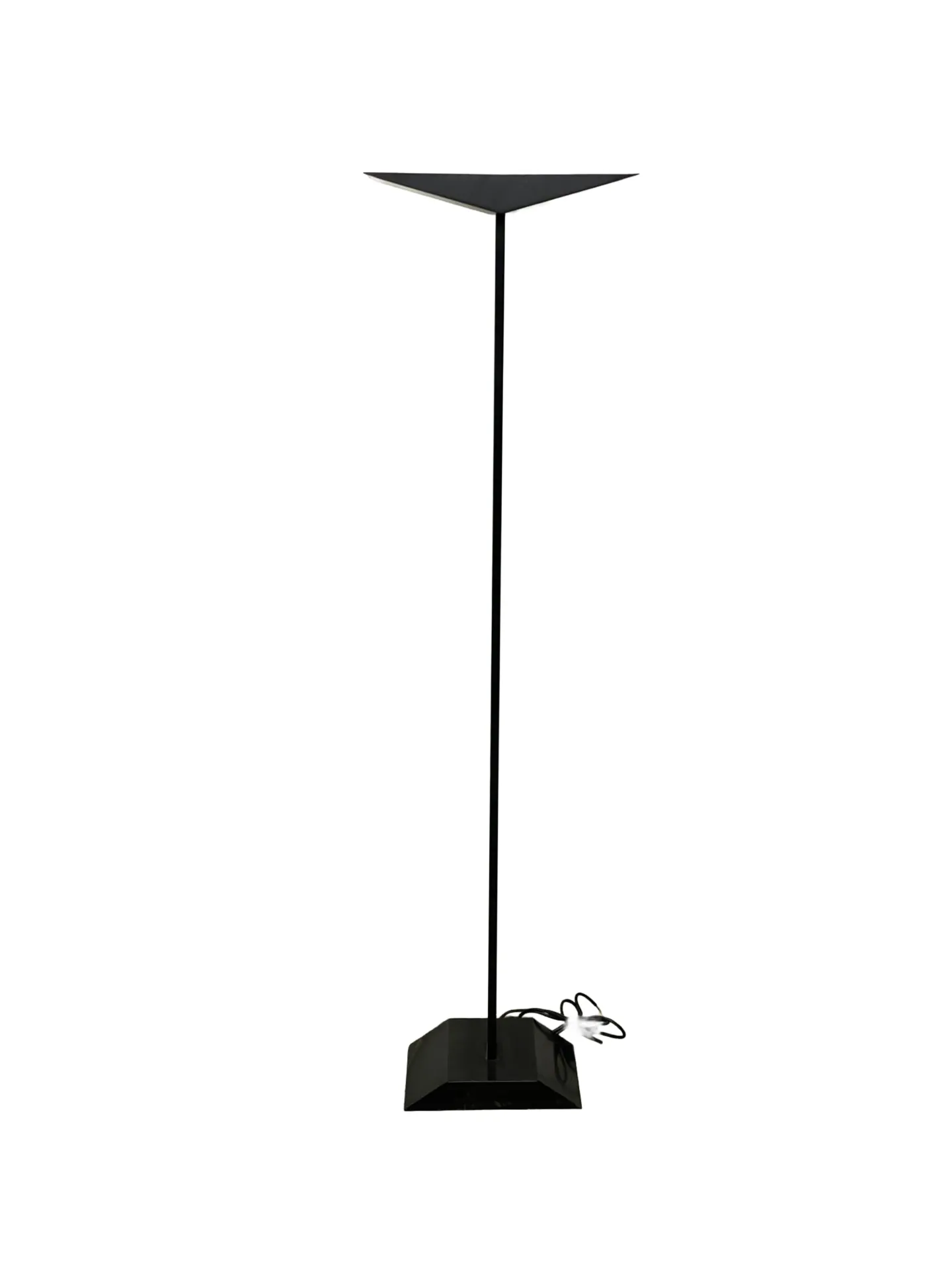 Vintage Italian Black Metal Floor Lamp