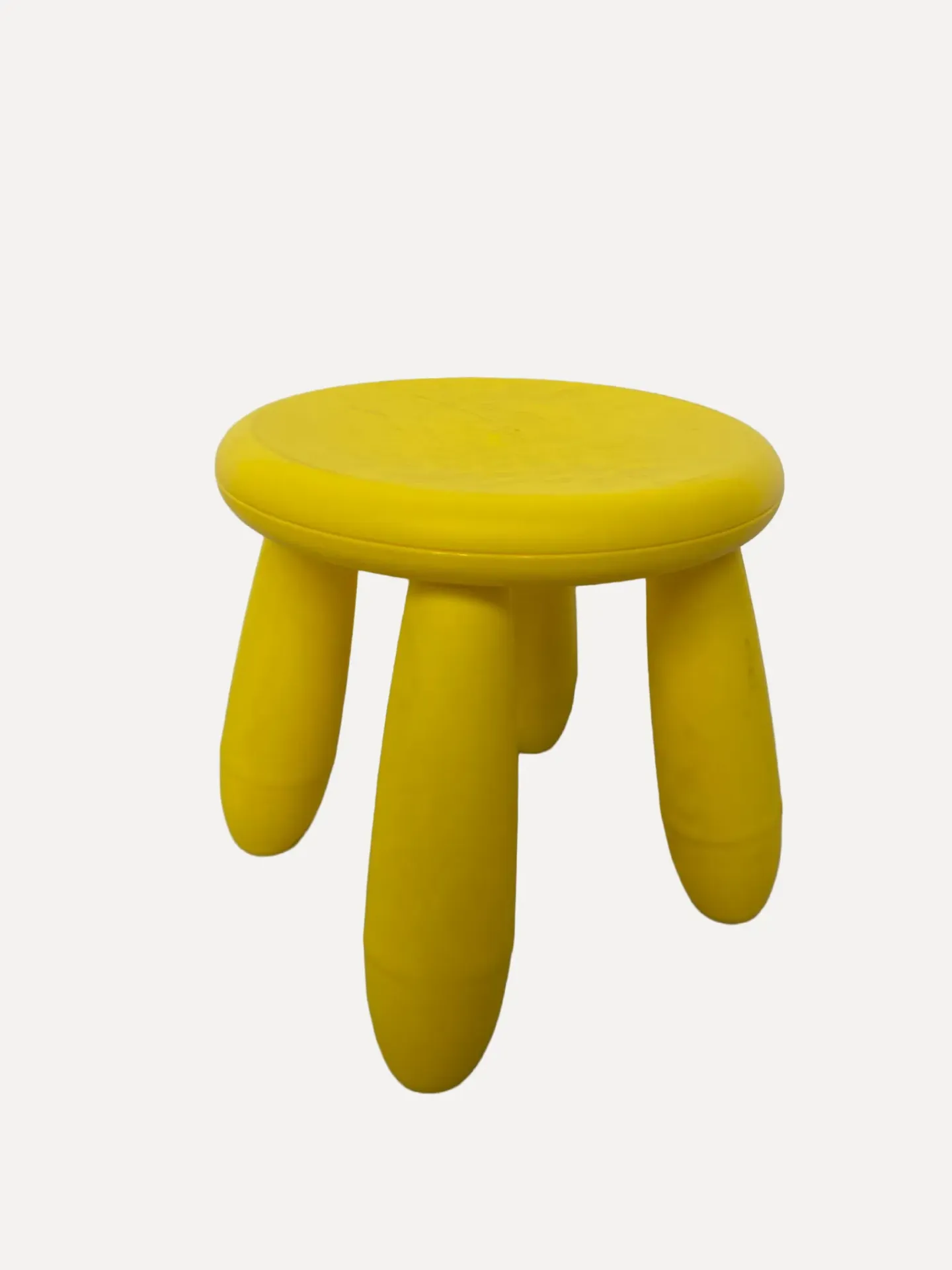 Yellow Plastic Stool
