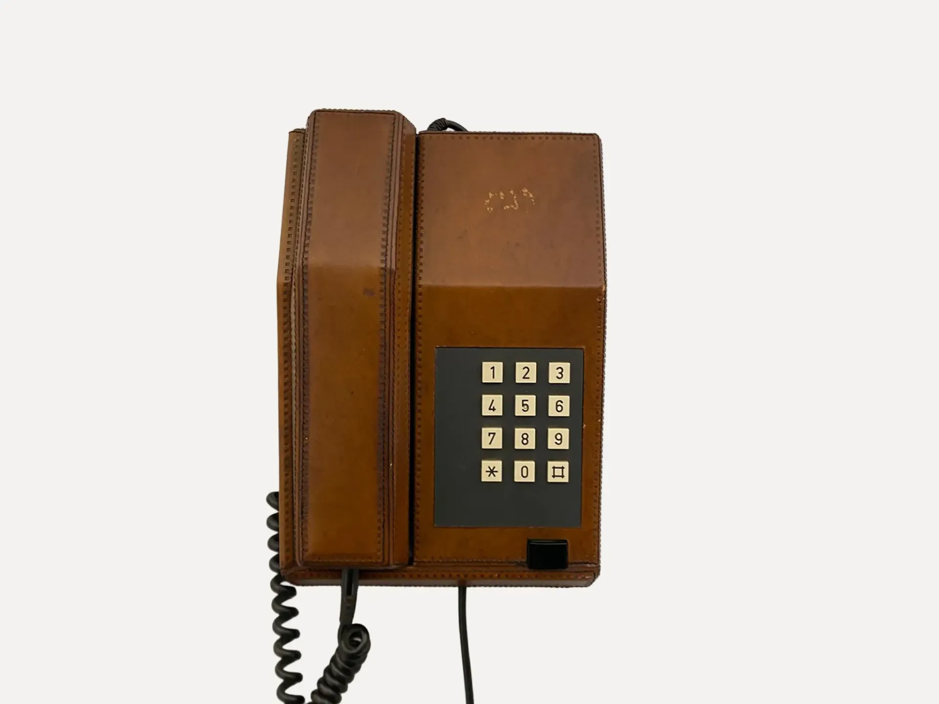 Vintage Tan Leather Clad