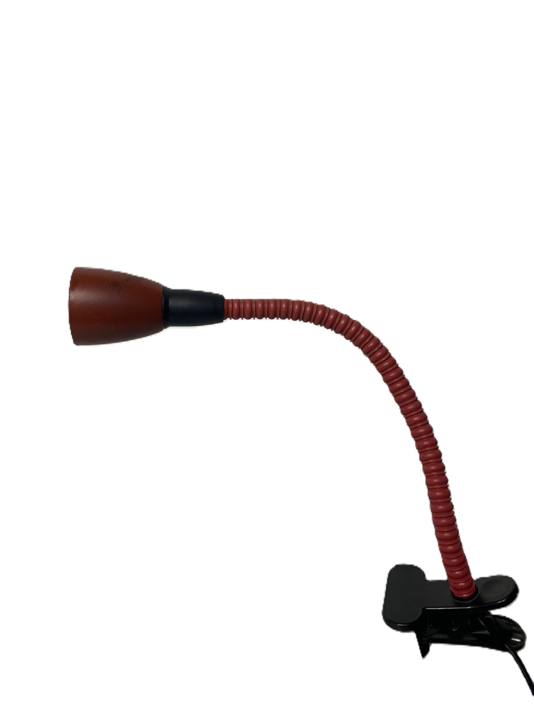 Vintage Red Clamp Lamp