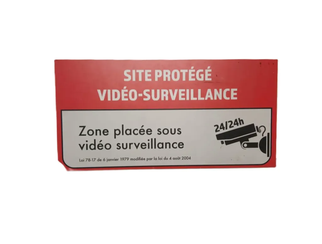"Vidéo-Surveillance" Signboard