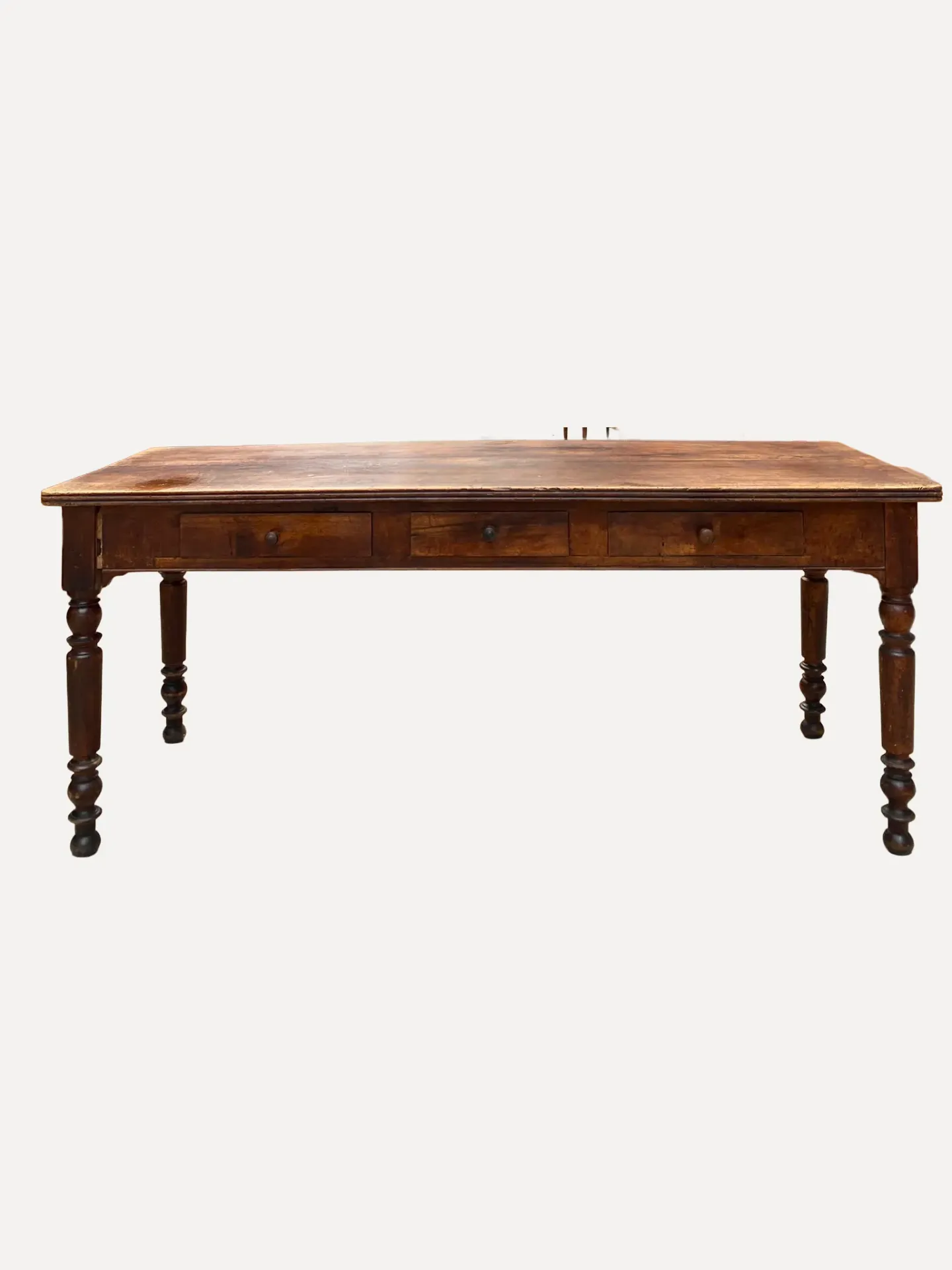 Antique French-Style Farmhouse Dining Table
