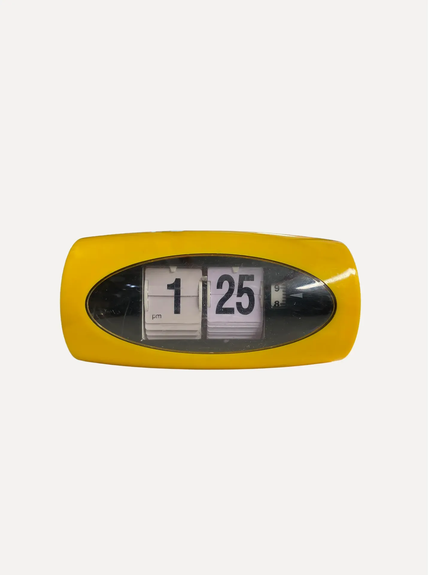 Yellow Alarm Clock With Folding Numbers