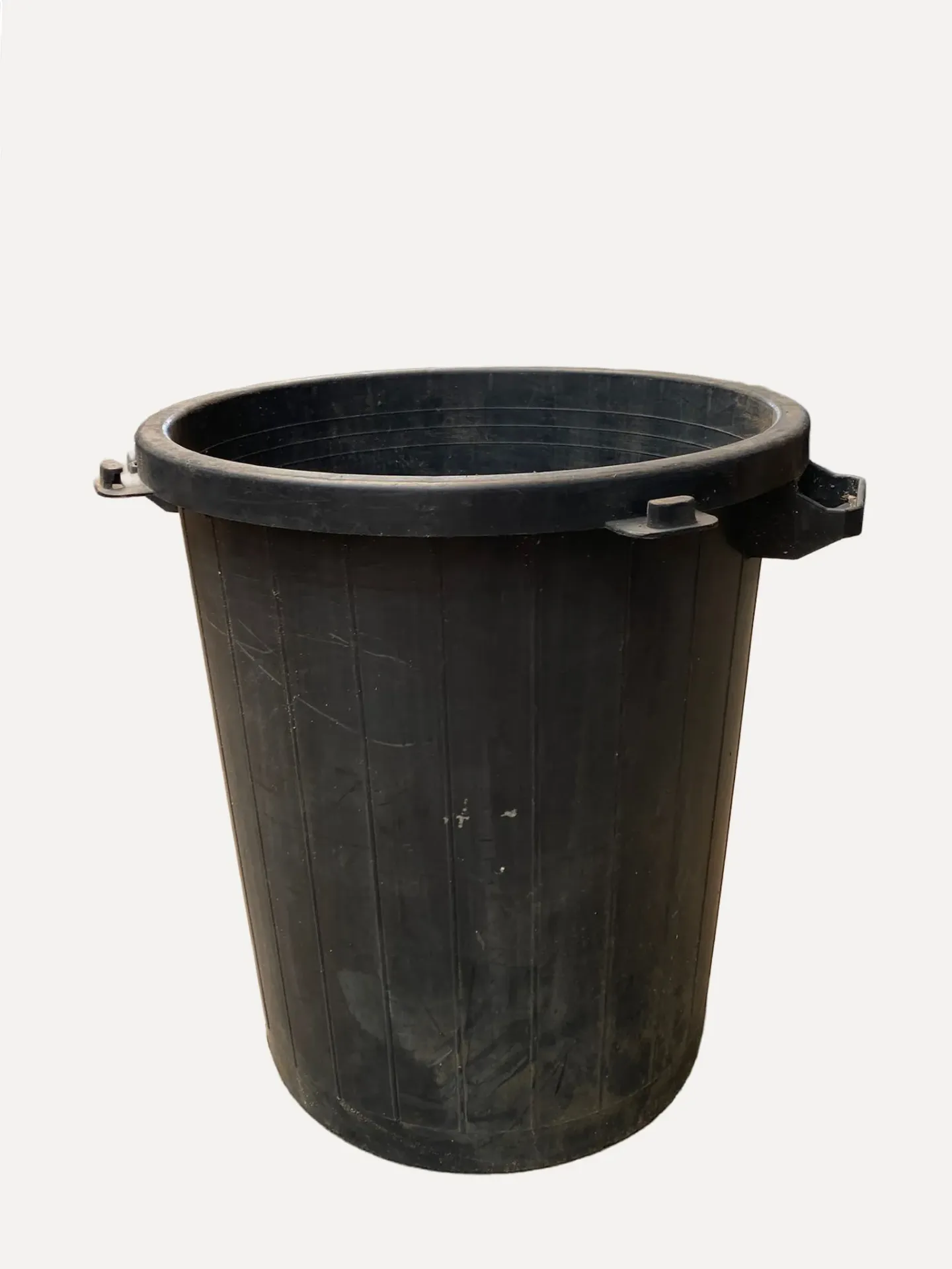 Black Polythene Trash Can