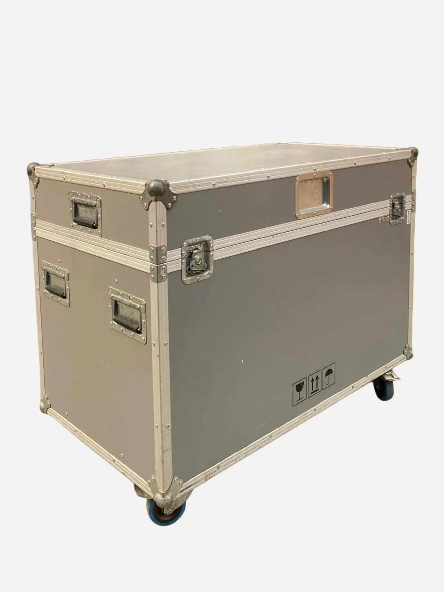 Large Grey Universal Flight Case On Wheels