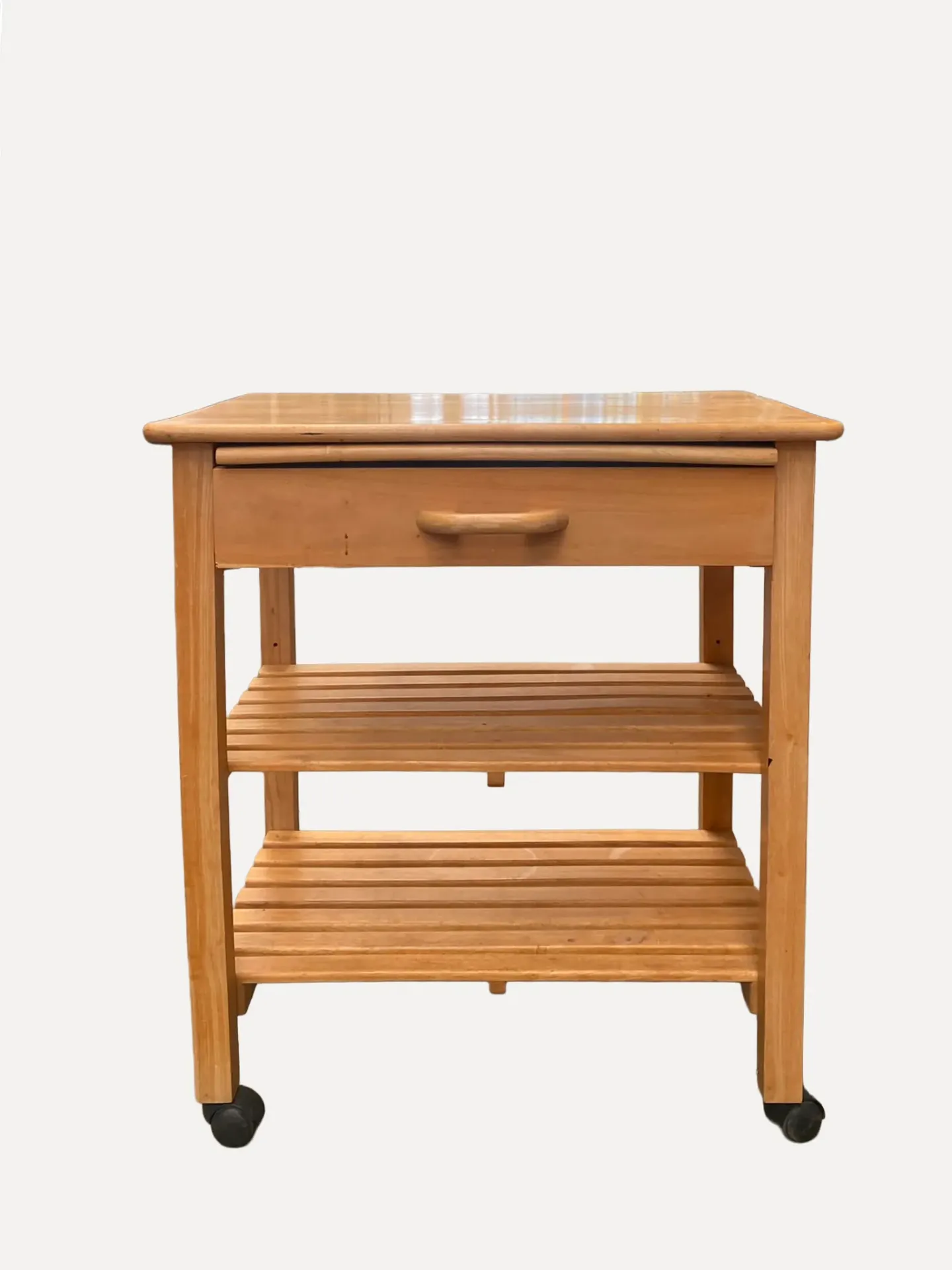 Wood Kitchen Trolley