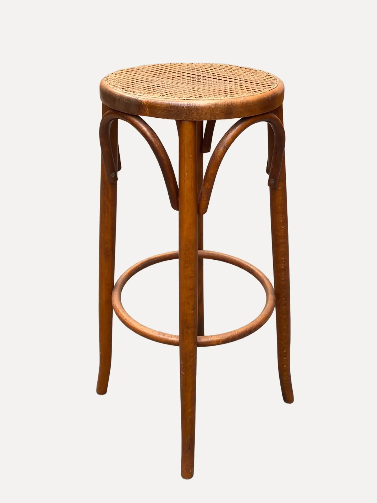 Mid-Century Bentwood Bar Stool