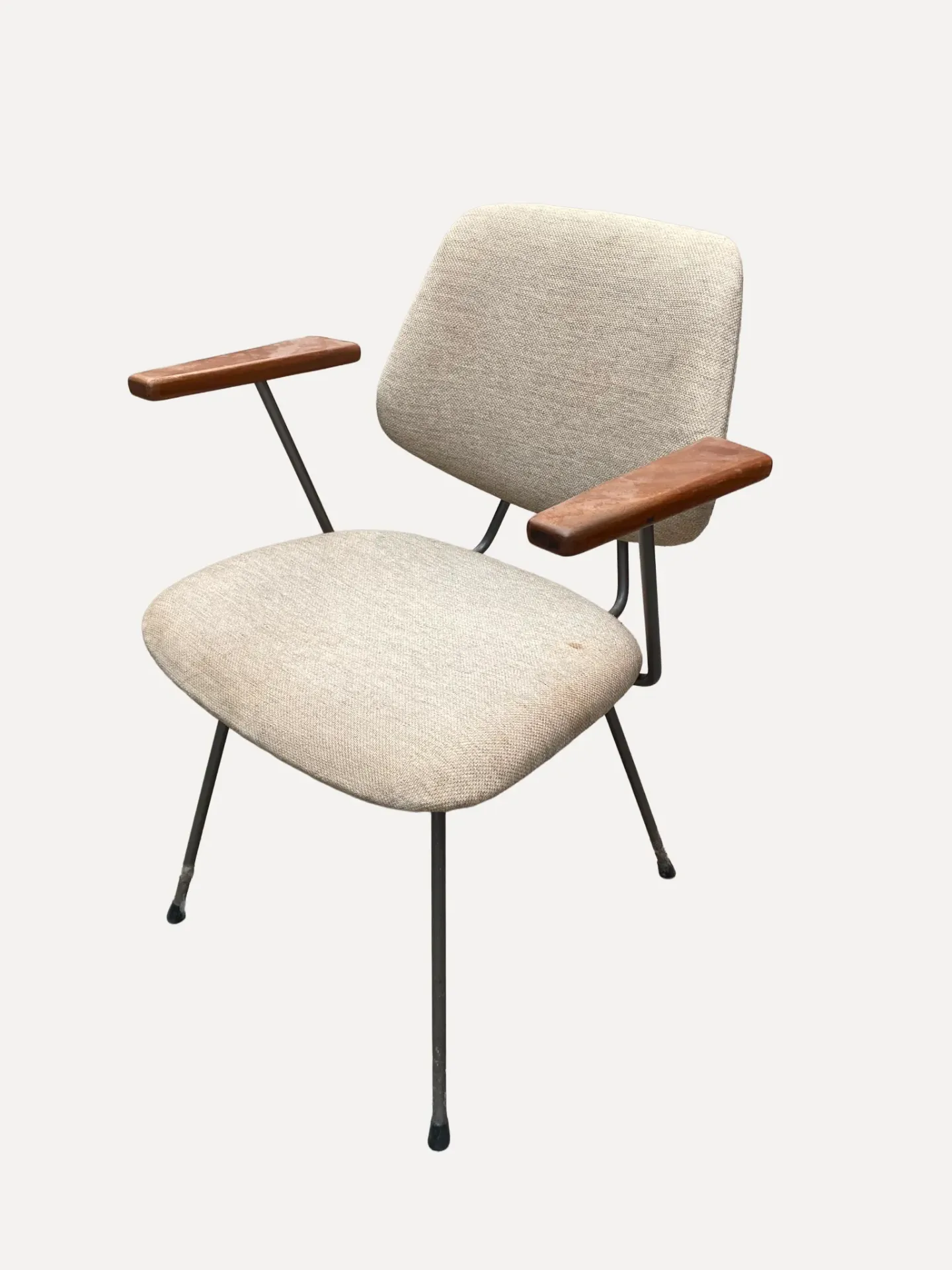Vintage Dutch Mid-Century Modern Armchair