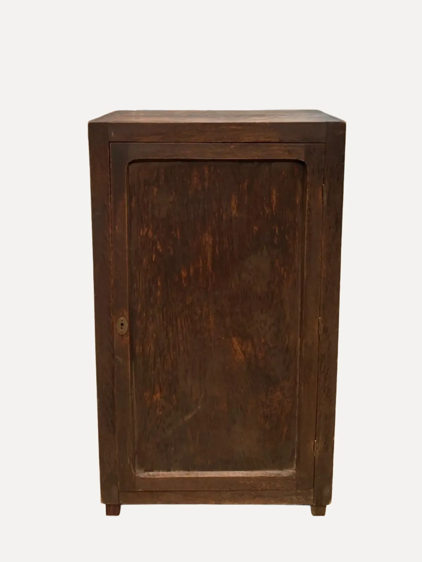 Antique Edwardian Dark Oak Smoking Cabinet
