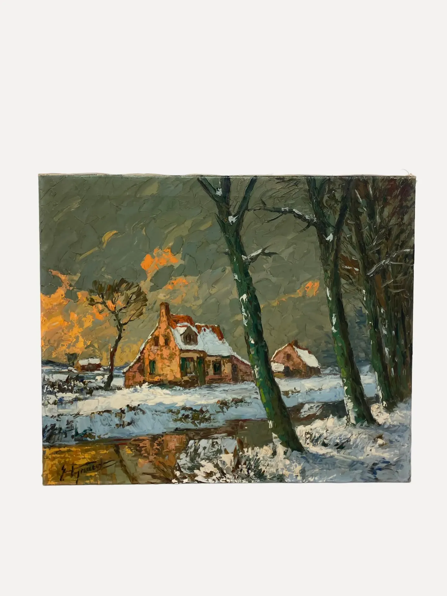 Winter Glow at the Farmstead