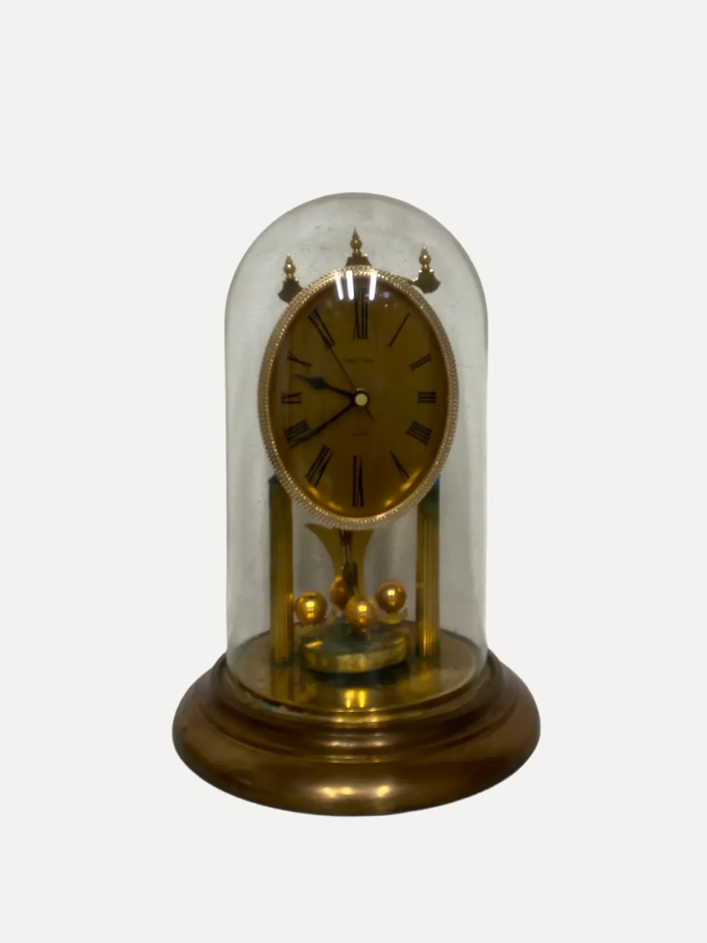 Glass Dome Mantel Clock