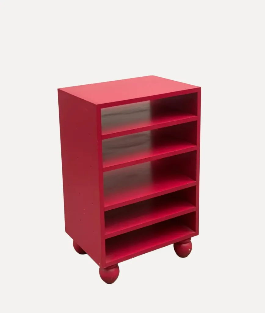 Red MDF Shelf