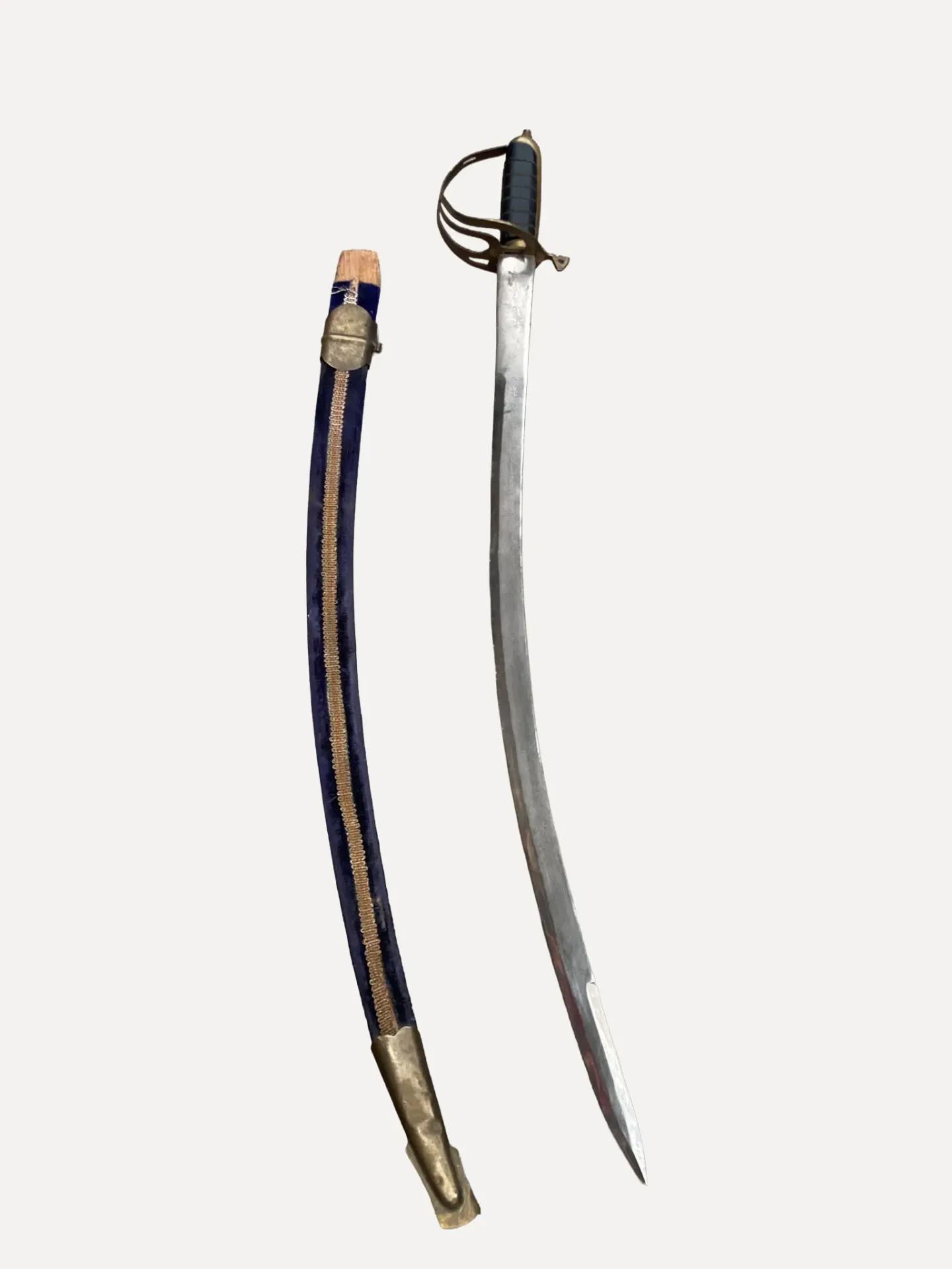 Sword with Navy Blue Sheath