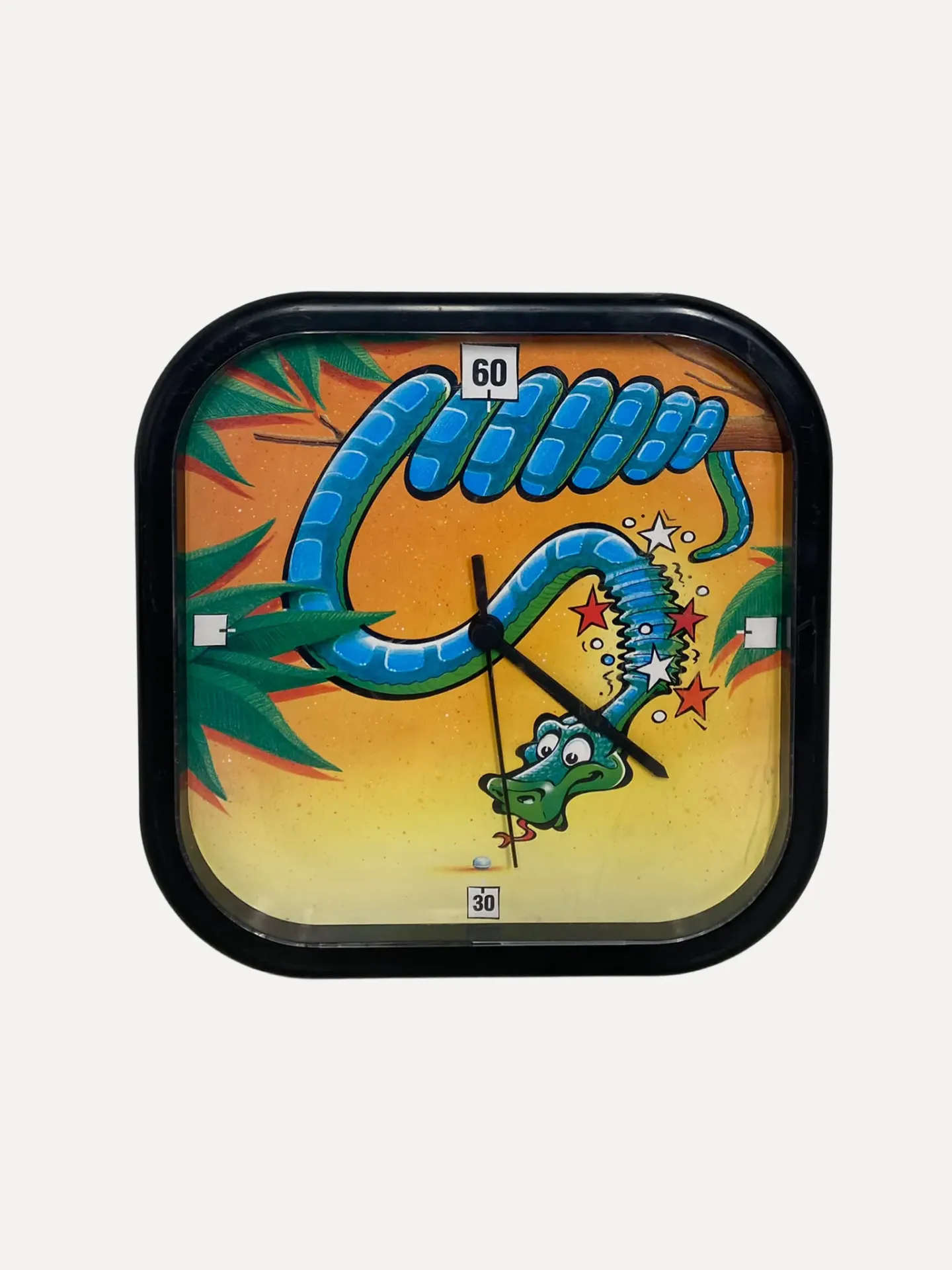 Vintage Cobra Snake Wall Clock