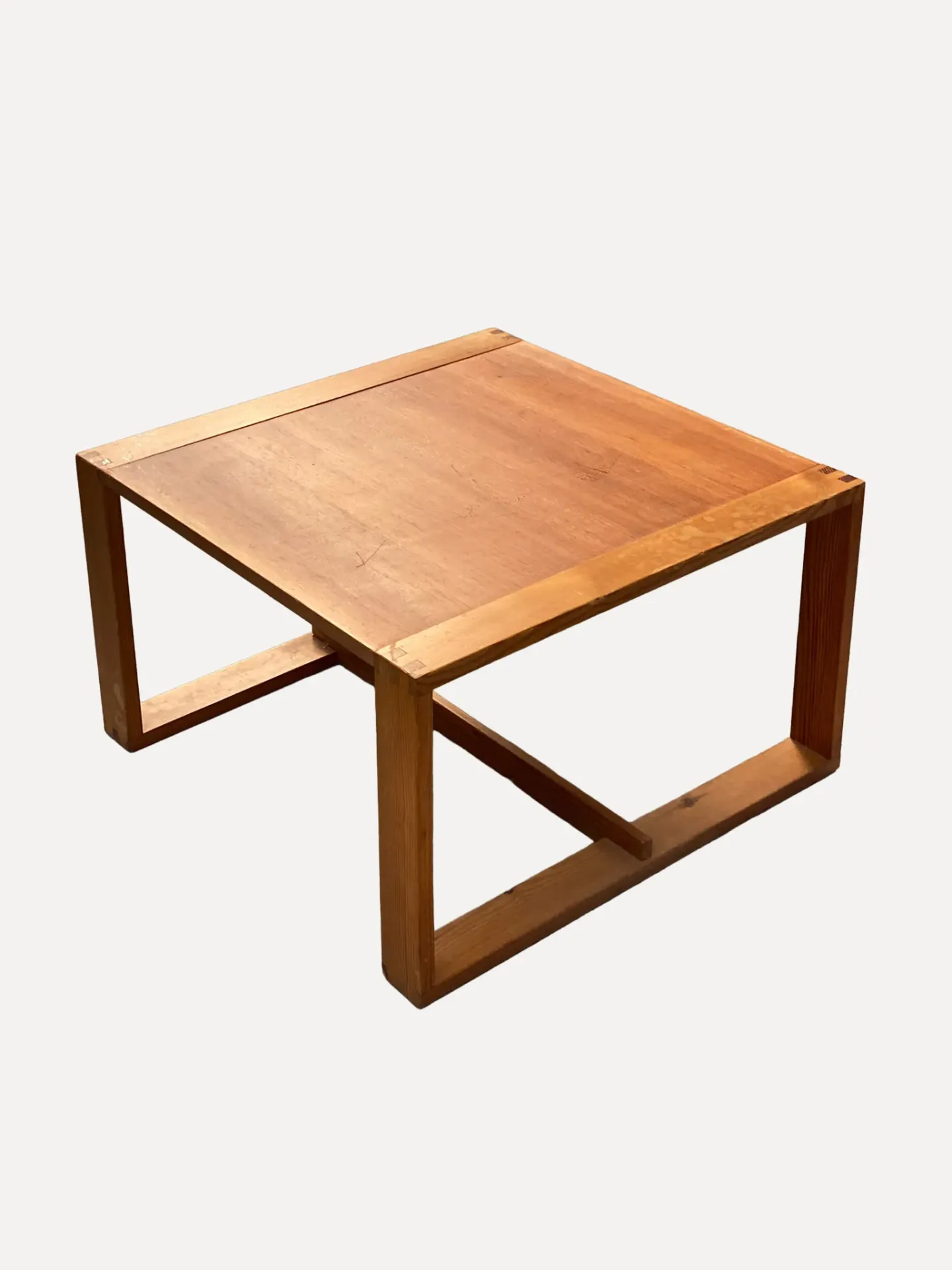 Vintage Mid-Century Scandinavian Wooden Side Table