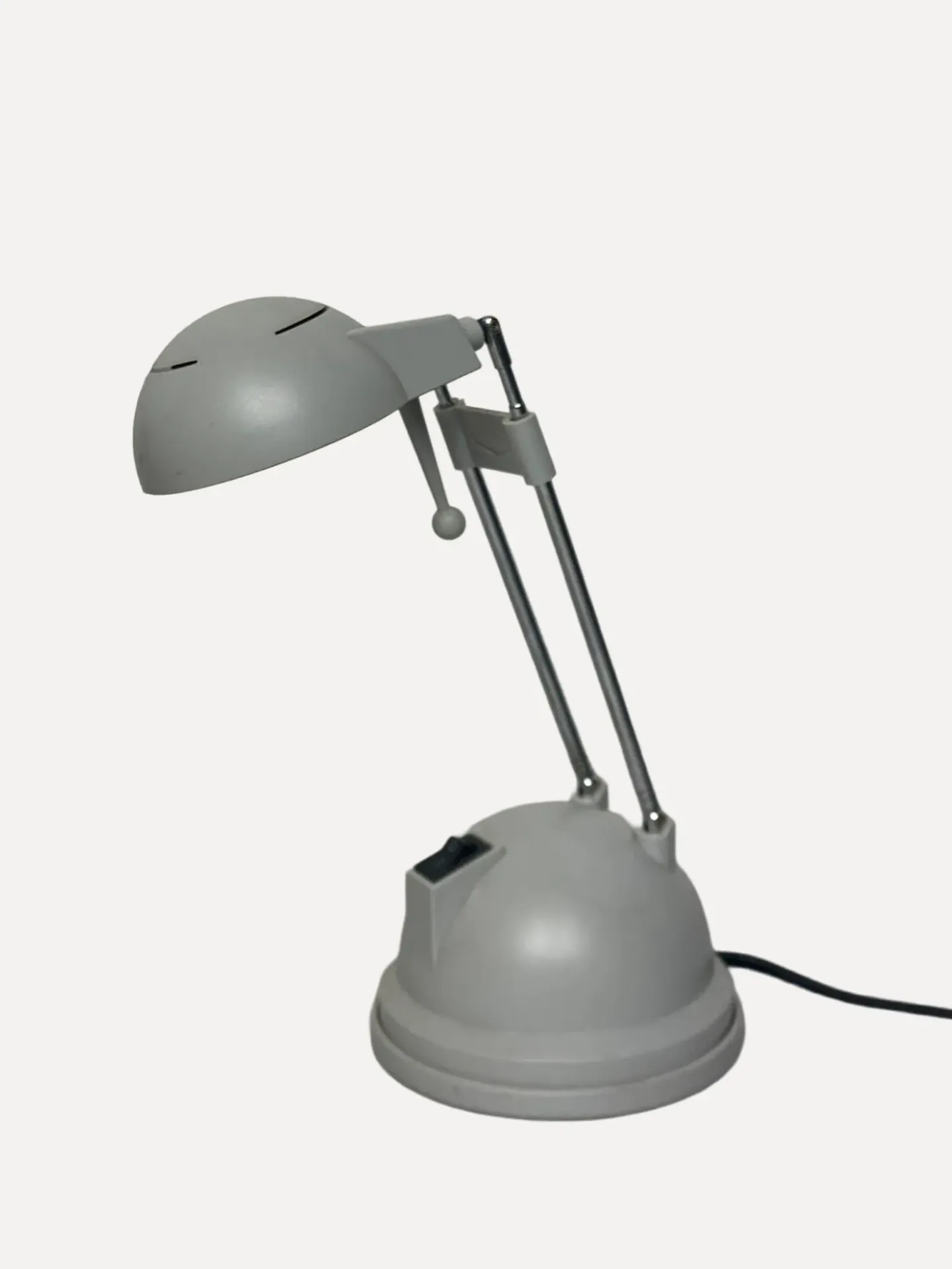 Small Grey Extendable Desk Lamp
