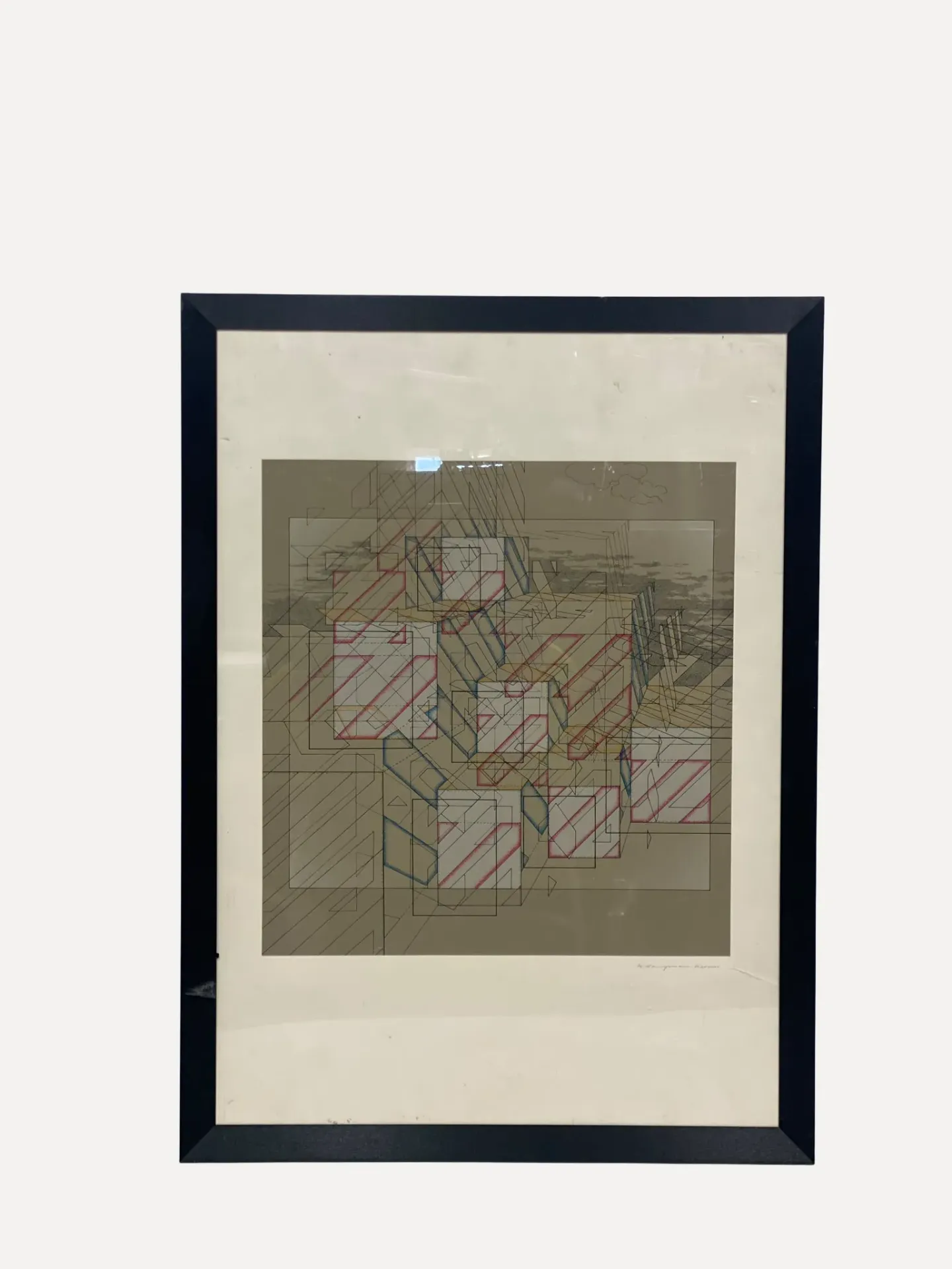 Axonometric Constructivist Composition