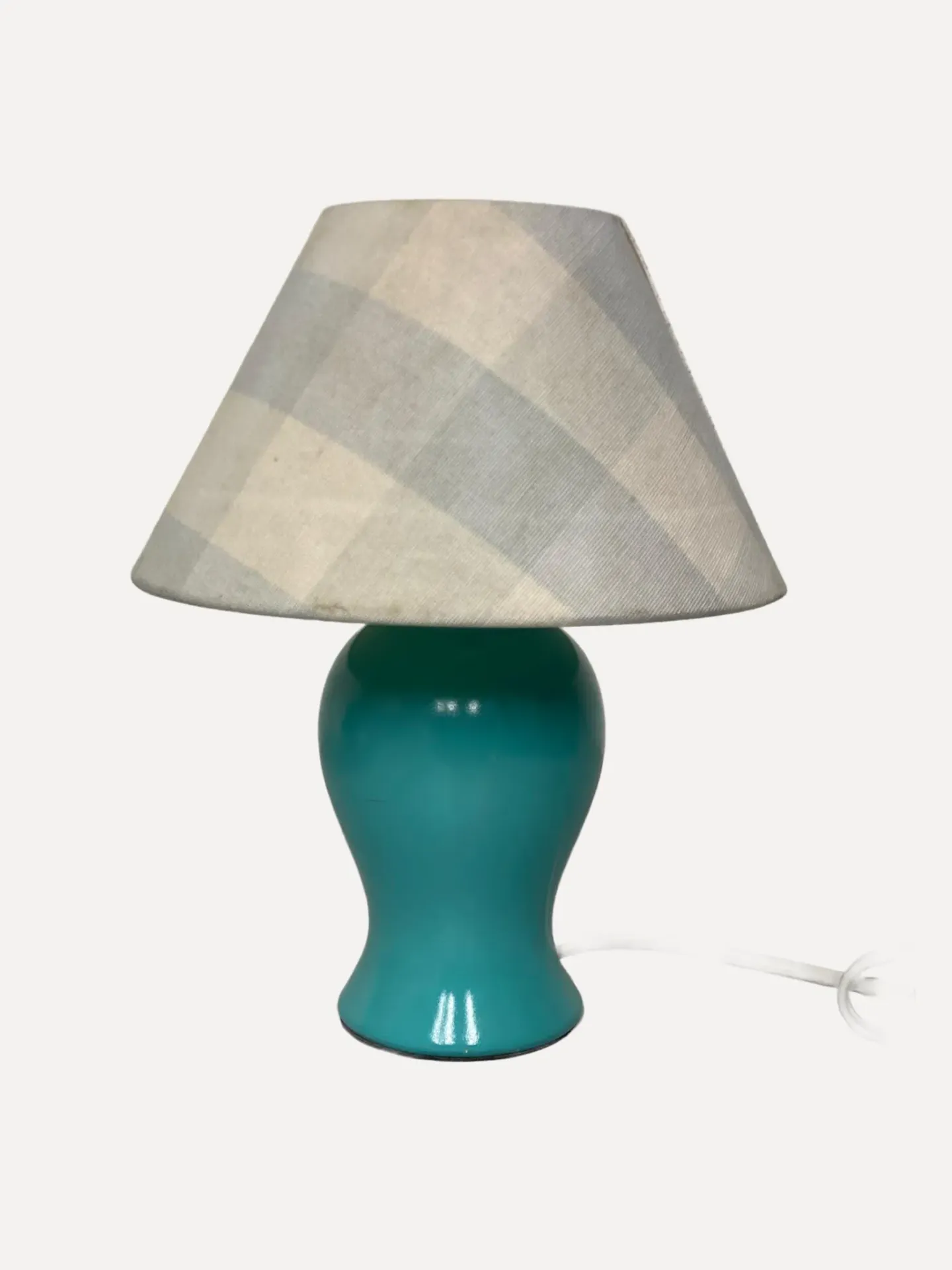 Teal Table Lamp