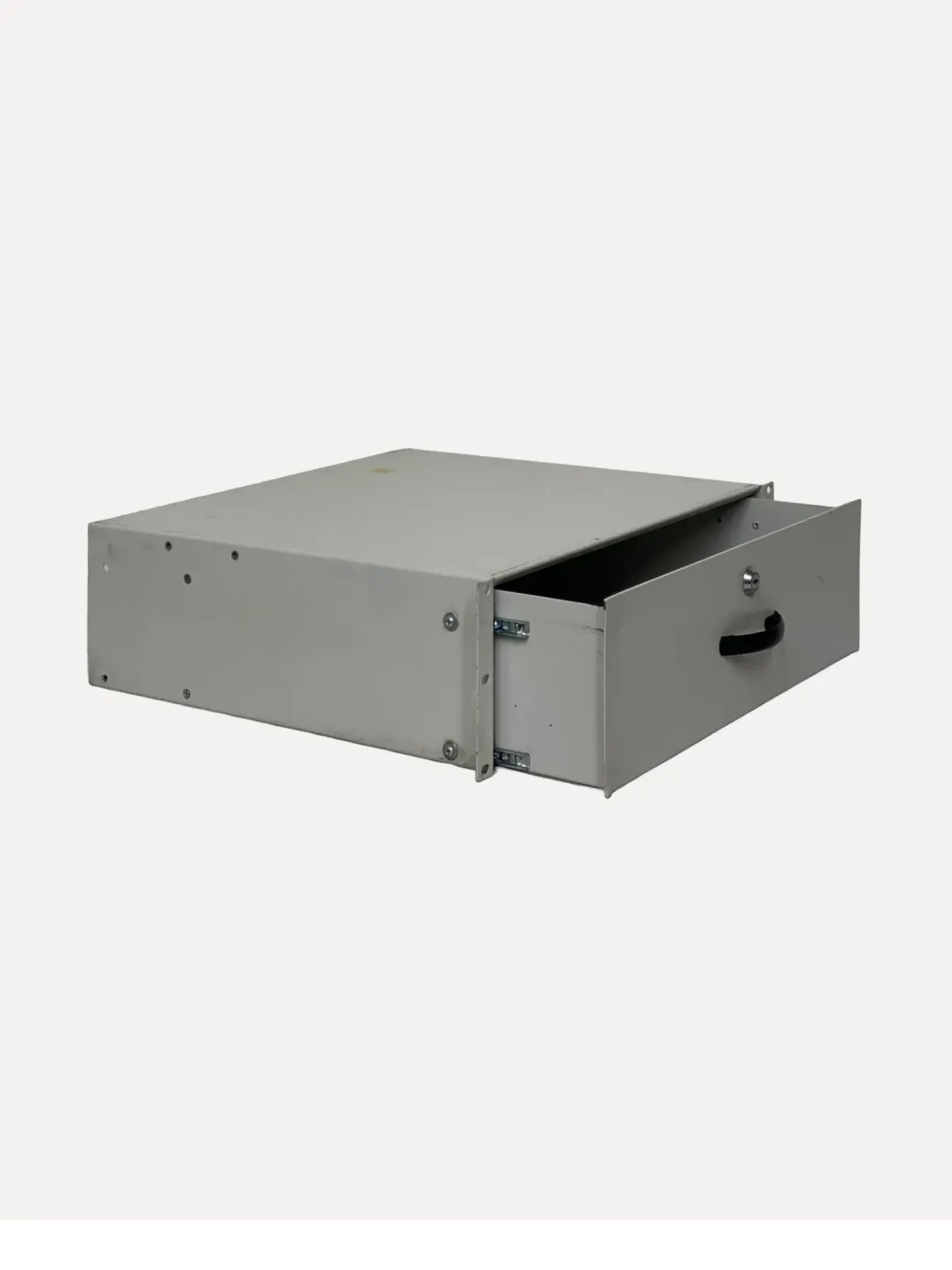 Grey Lockable 19-inch Rack-Mount Drawer