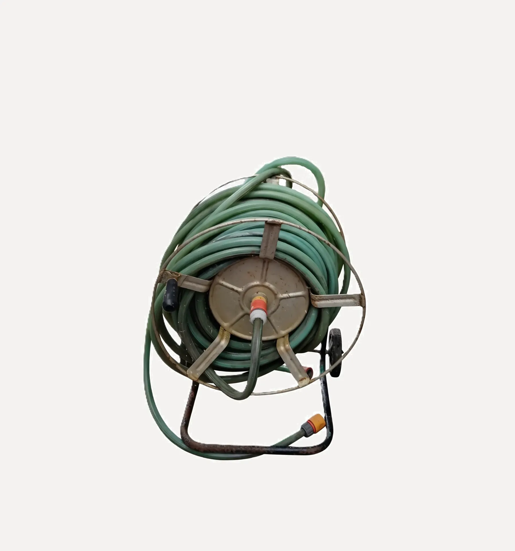 Garden Hose With Its Reel