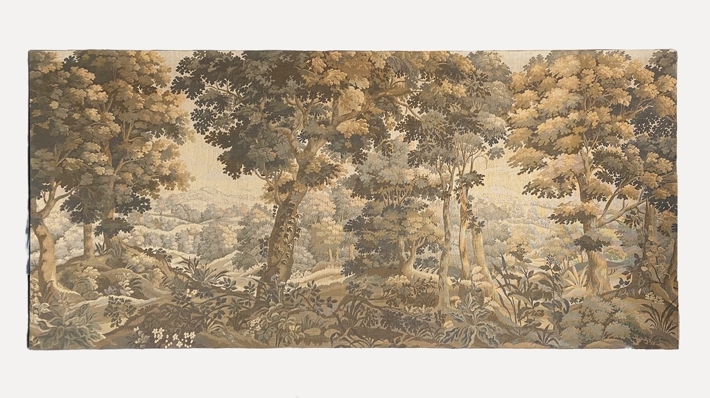 Vintage Woodland Tapestry Scene