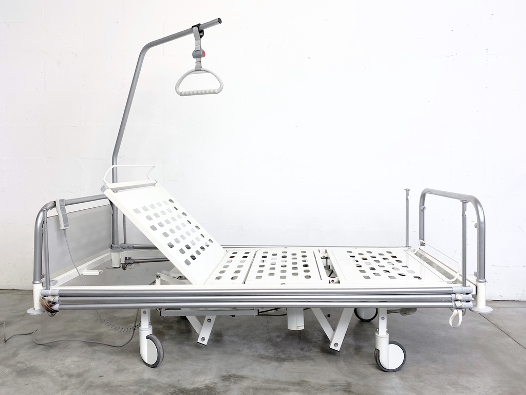 Adjustable Hospital Bed with Trapeze Bar