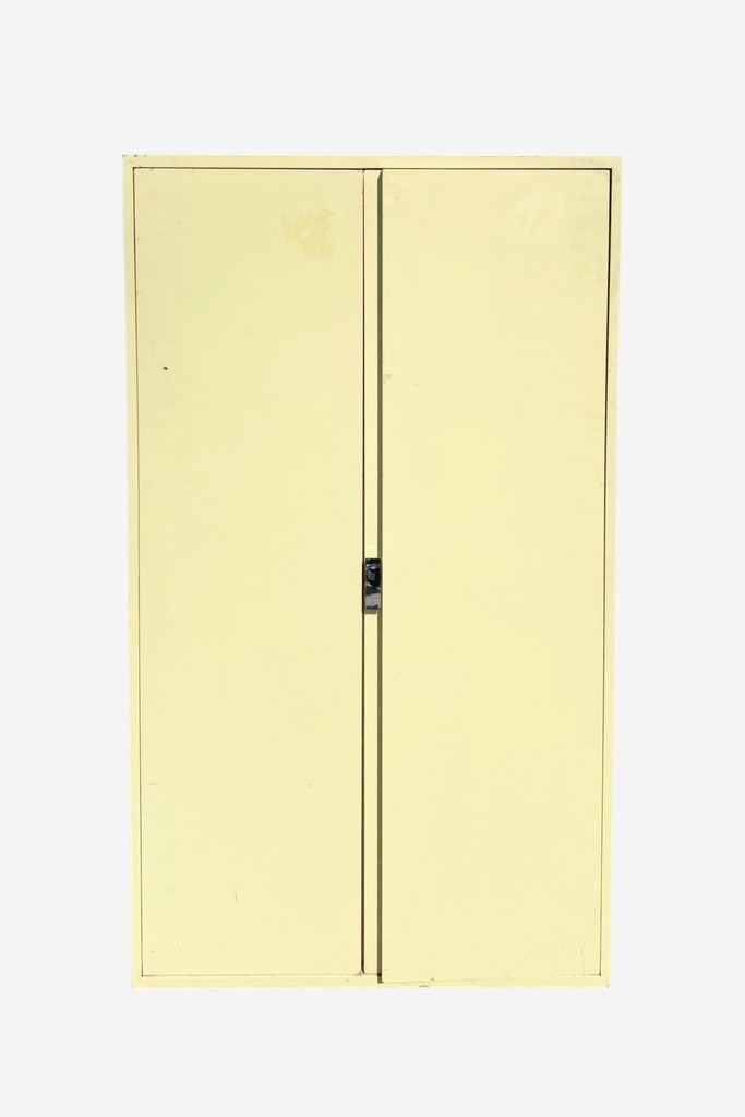 Vintage Yellow Metal Storage Cabinet