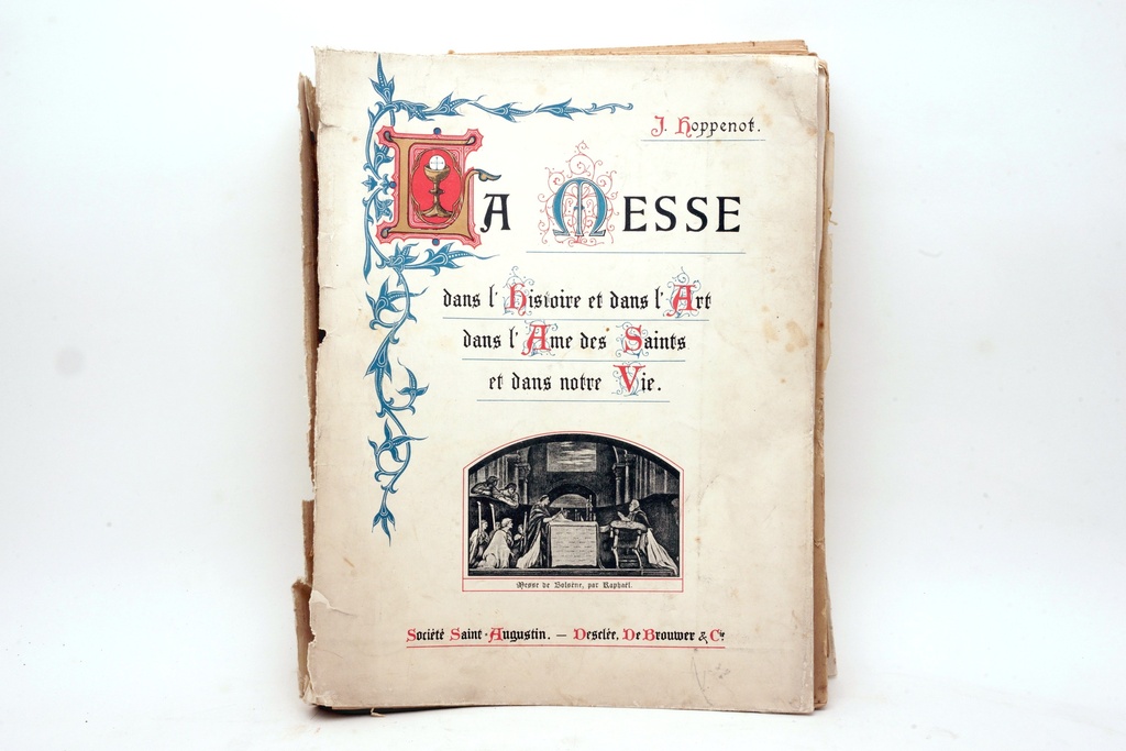 "La Messe Decorative Religious Book Cover"