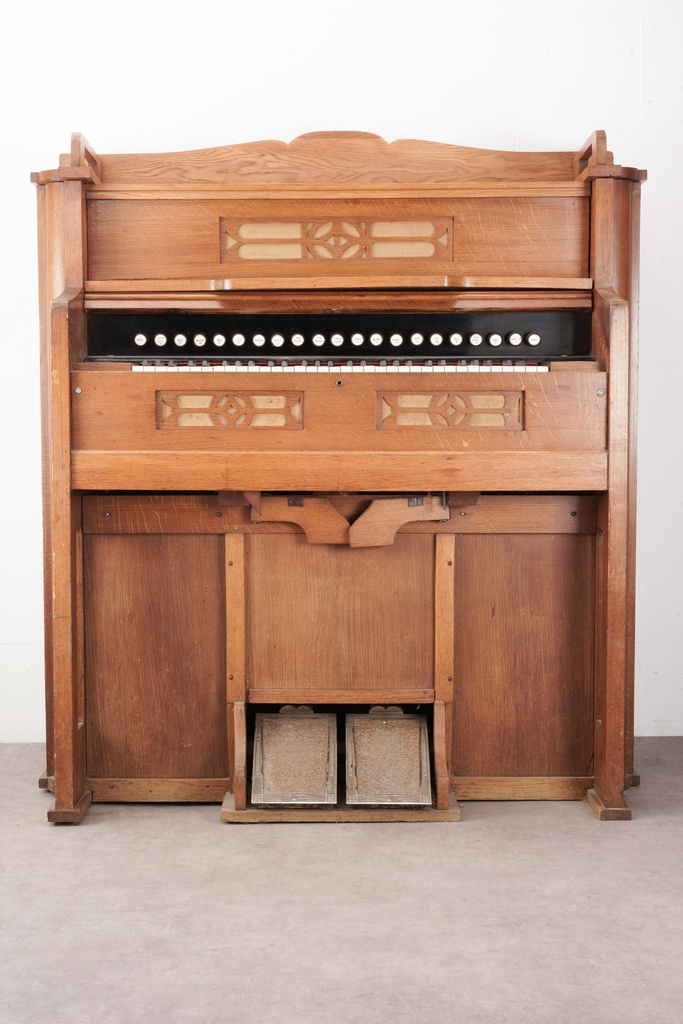 Vintage Wooden Pump Organ Decor Piece